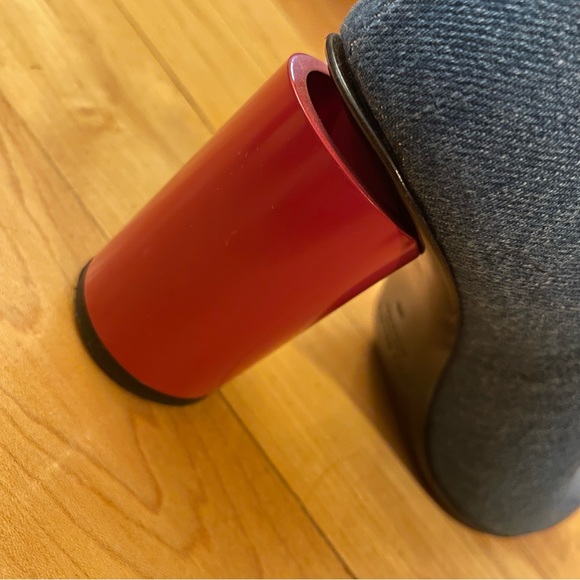 Acne Studios Denim Block Heels size 35 - Picture 5 of 6